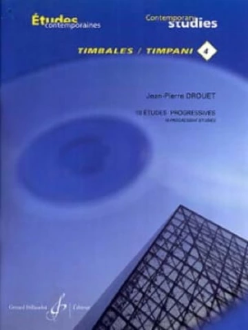 Études contemporaines pour timbales. Cahier 4 : 18 études progressives Visual