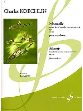 12 Monodies pour instruments à vent, op. 213. 1 monodie pour trombone 1 monodie pour trombone