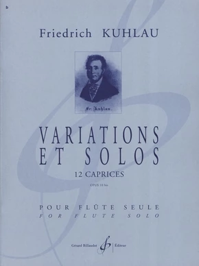 Variations et solos : 12 caprices, opus 10 bis