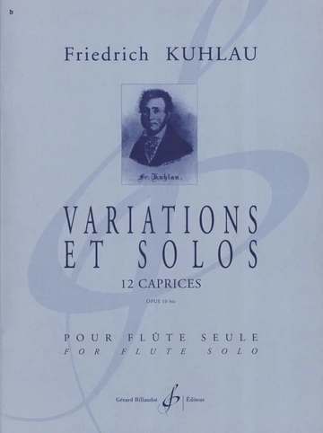 Variations et solos : 12 caprices, opus 10 bis Visuel