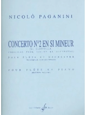 Concerto no2 en Si mineur - réduction flûte et piano