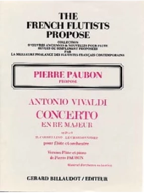 Concerto en Ré majeur opus 10 no3 : le chardonneret