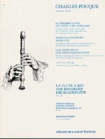 Le premier livre de flûte à bec soprano Visual