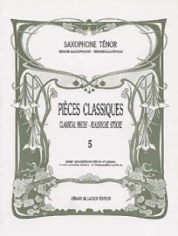 Pièces classiques pour saxophone ténor. Volume 5 Visual