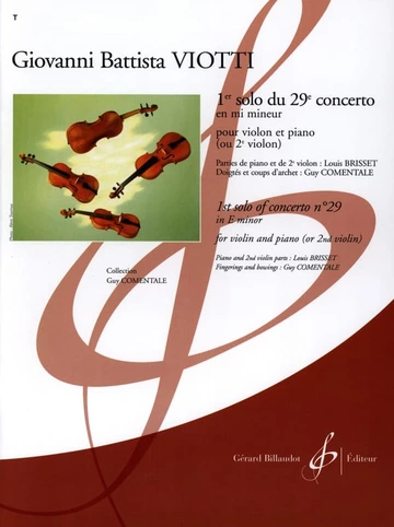 1er solo du 29e concerto en Mi mineur Visual