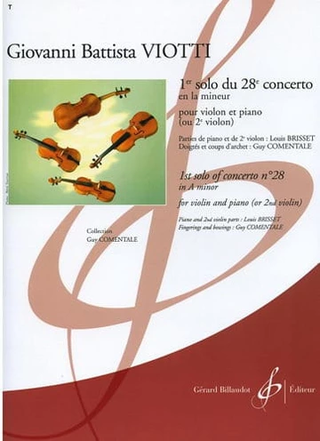 1er solo du 28e concerto en La mineur Visual