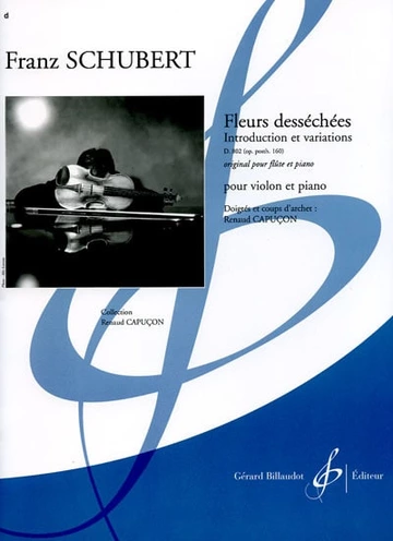 8 variations sur les &amp;quot;Fleurs desséchées&amp;quot; (Extrait de la Belle Meunière) Visual