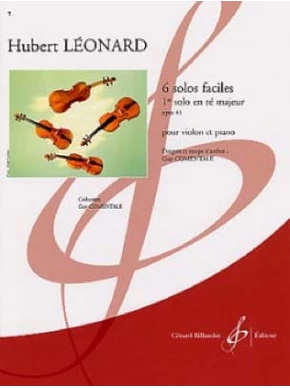 6 Solos faciles, op. 41. 1er solo en ré majeur 1er solo en ré majeur