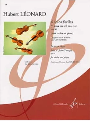 6 Solos faciles, op. 41. 3e solo en sol majeur 3e solo en Sol majeur