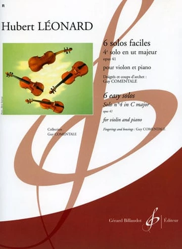 6 Solos faciles, op. 41. 4e solo en ut majeur Visual