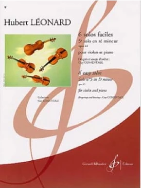 6 Solos faciles, op. 41. 5e solo en ré mineur 5e solo en ré mineur