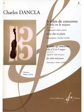 6 Solos de concertos. 3e solo en fa majeur op. 141 n° 3 