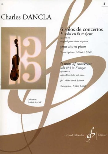 6 Solos de concertos. 3e solo en fa majeur op. 141 n° 3 Visuel