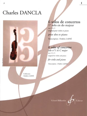6 Solos de concertos. 1er solo en do majeur op. 141 n° 1 