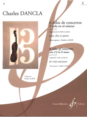 6 Solos de concertos. 2e solo en ré mineur op. 141 n° 2 