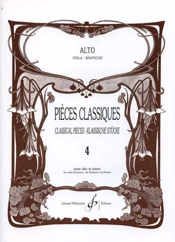Pièces classiques. Volume 4 Visuel