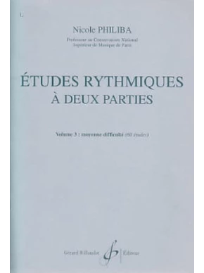 60 Études rythmiques à 2 parties. Volume 3 