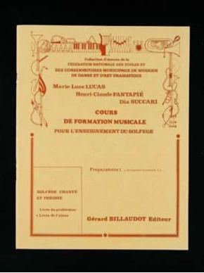 Cours de formation musicale pour l’ensemble du solfègepréparatoire 1 Livre de l'élève