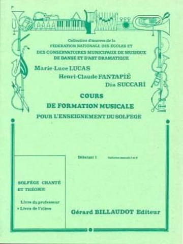 Cours de formation musicale pour l&amp;#039;ens. du solfège deb 1 élève Visual