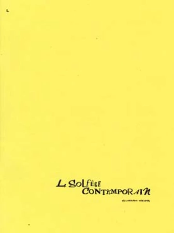 Le Solfège contemporain. Volume 4 élève Visual