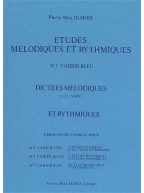 Études mélodiques et rythmiques. Volume 3 