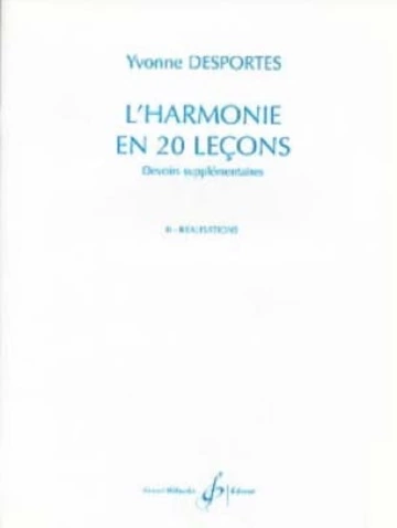 L&amp;#039;harmonie en 20 leçons - devoirs supplémentaires - realisation Visual