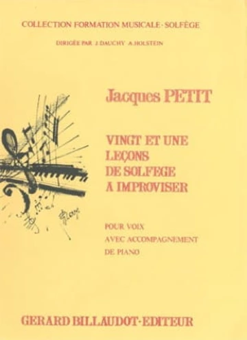 21 leçons de solfège à improviser Visuel