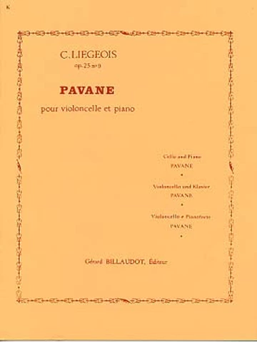 Pavane. Album du jeune violoncelliste, op. 25 n° 9 Visual