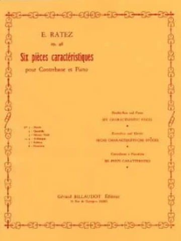 6 pièces caractéristiques opus 46 no4 arabesque Visual