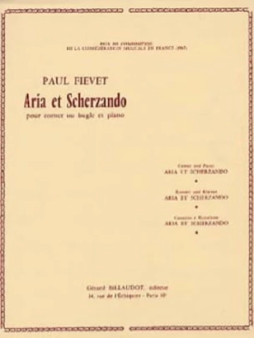 Aria et scherzando Visuel