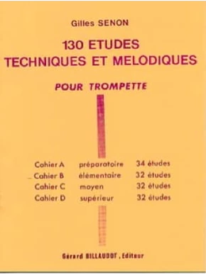 130 Études techniques et mélodiques. Volume B : 32 études 