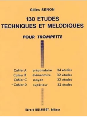 130 Études techniques et mélodiques. Volume D : 32 études 
