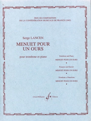 Menuet pour un ours Visual