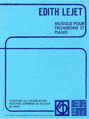 Musique pour trombone et piano
