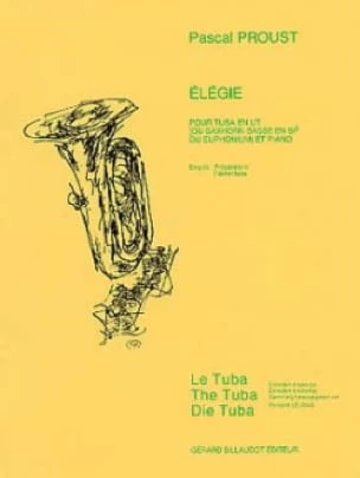 Élegie pour tuba (ou saxhorn basse ou euphonium) et piano Visual