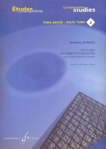 50 Études faciles et progressives. Volume 2 : tuba basse Visual