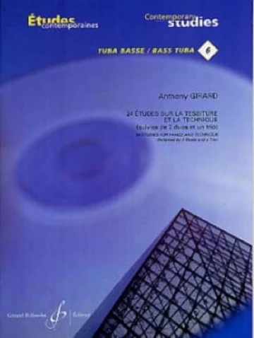 24 Études de tessiture et de technique. Tuba basse Visual