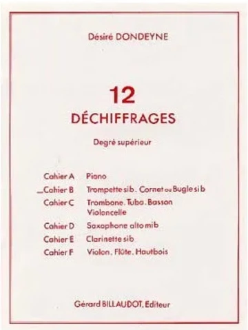 12 Déchiffrages. Supérieur. Volume B Visual