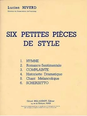Six petites pièces de style