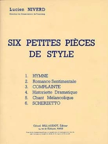 Six petites pièces de style Visuel