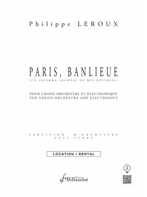 Paris, Banlieue (un informe journal de mes rêveries)