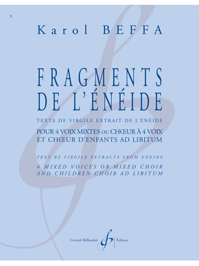 Fragments de l'Énéide sur un texte de Virgile