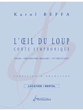 L'Œil du loup Récitant et ensemble