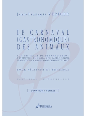 Le Carnaval (gastronomique) des animaux