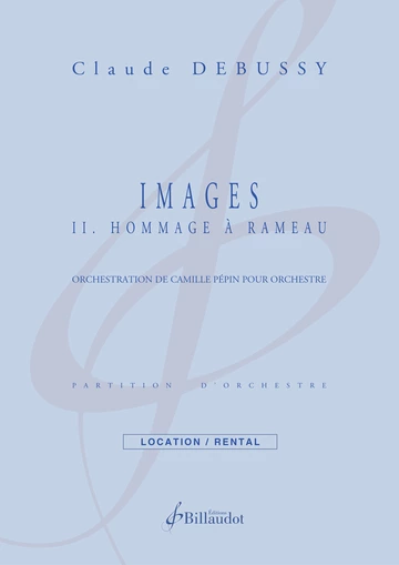 Images pour piano. Hommage à Rameau Visual
