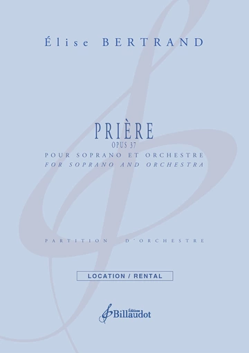 Prière - Opus 37 Visuel