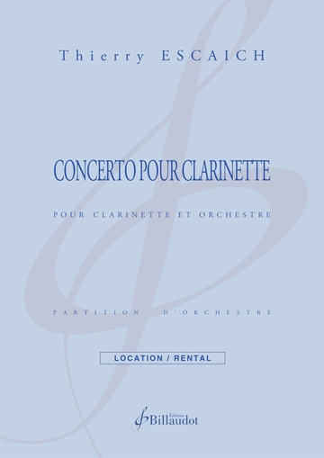 Concerto pour clarinette Visuel